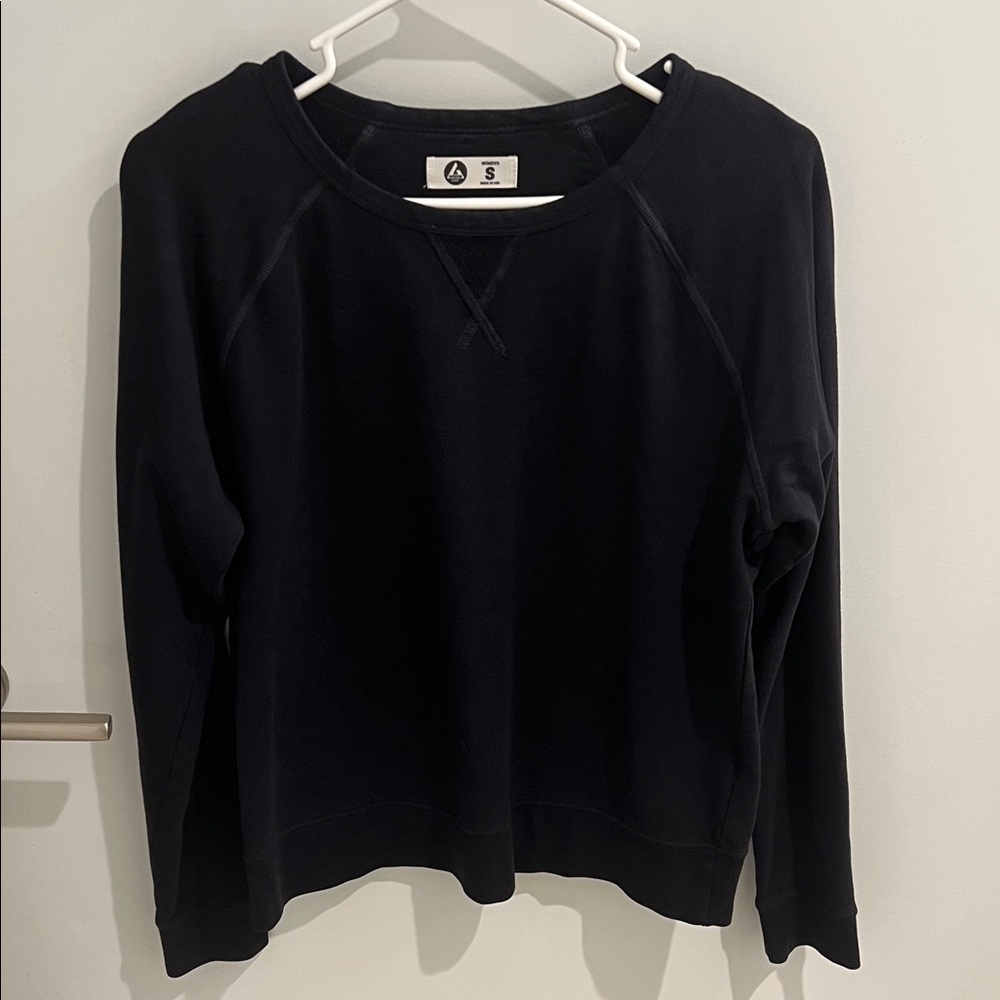 American Giant Black Sweatshirt